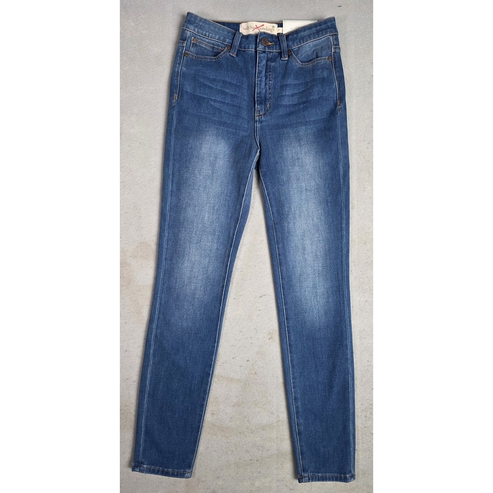 NWT Soft Surroundings Ultimate Denim High Rise Skinny Ankle 5 Pocket Size 2